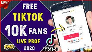 Get 10k Real TikTok Fans Just One Click  Free Tiktok Fans