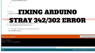 Stray Error Arduino - How to fix Stray Error in Arduino??