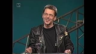 B1  SFB vor 7 - Mal Ehrlich mit Studiogast Reinhard Mey und Moderatorin Anne Will - vom 07.04.1995