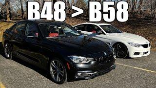 WHY I BOUGHT A BMW 330i B48 OVER A 340i B58