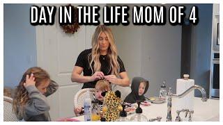 FULL DAY IN THE LIFE STAY AT HOME MOM OF 4  Tara Henderson