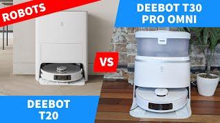 Ecovacs Deebot T30 Pro Omni vs T20 Omni vs T30 Omni