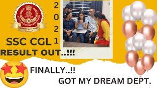 SSC CGL 2021 FINAL RESULTWOOHOO.TIME TO CELEBRATE FAMILY REACTION #ssc #ssccgl #sscchsl #cgl2021