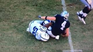 Derek Carr Injury gets hurt bad out for the Season   NFL Injuries 