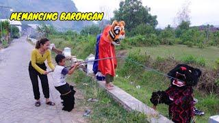 HARI INI VICHO DAN KAK RACEL MEMANCING BARONGAN  DAPAT EMPAT BARONGAN CAN MACAN