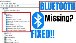 How to Turn On Bluetooth on Windows 10  How to Fix Bluetooth Icon Missing from Windows 10