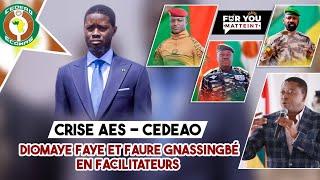 Crise AES - CEDEAO  Diomaye Faye et Faure Gnassingbé en facilitateurs