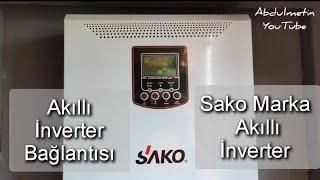 AKILLI İNVERTER BAĞLANTILARI SAKO MARKA AKILLI İNVERTER #sako