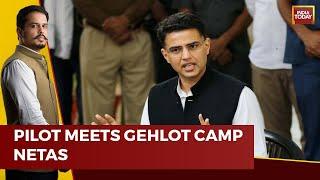 Amid Rajasthan Congress Crisis Sachin Pilot Met Gehlot Camp Netas In Delhi Today