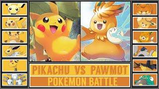 PIKACHU vs PAWMOT  Pokémon Scarlet & Violet Battle