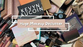 Donating ALL My Makeup ・ brutal makeup declutter getting rid of over half my collection