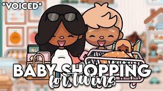 going baby shopping for the twins   VOICED toca life world roleplay