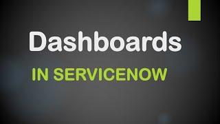Interactive Dashboard in ServiceNow Widgets #ServiceNow