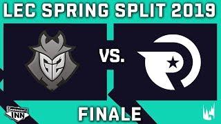 G2 Esports vs Origen  LEC Spring Split 2019 Finale GER