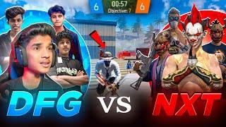 DFG  VS  NXT  HINDI TOP SQUAD  6 - 6 INTENSE MATCH  FREE FIRE IN TELUGU #dfg #freefire