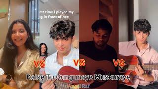 Kaiser Tu Gungunaye Muskuraye Cover vs Song  Akshath - Nadaaniyan  Aisha Ahmed  Angel Raf