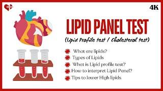 What is Lipid Panel Test?  Lipids & Lipid Profile Test Explained