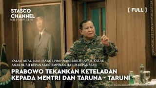 Sambutan Prabowo di Gala Diner Kepada Kabiner Merah Putih dan Taruna AKMIL #prabowosubianto