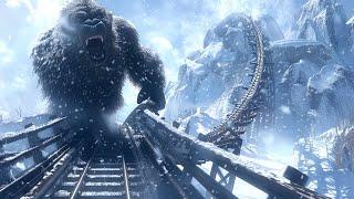 YETI ATTACK Escape the Avalanche Coaster Run POV