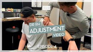 PROFESSIONAL PITCHER GONSTEAD CHIROPRACTIC ADJUSTMENT  DrRH Episode 4