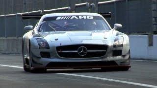 Mercedes SLS AMG GT3 PURE ENGINE SOUND