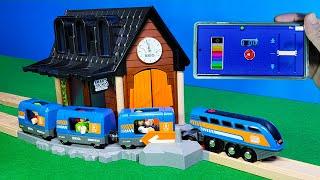 Railfanning Wooden Trains - Smart Tech Remote Control Train & Spooky Train Station