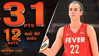 Caitlin Clark Puts On a Show With 31 Pts x 12 Asts vs Sky   August 30 2024