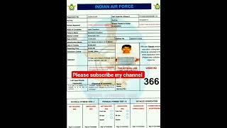 my admit card in airforce #math #ssc question #ssc #sscquestions  reasoning  GK questions