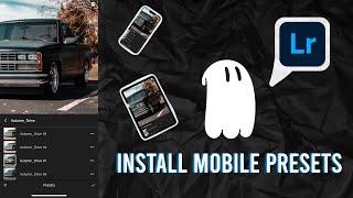 How to install presets to Lightroom Mobile on Iphone and Ipad.