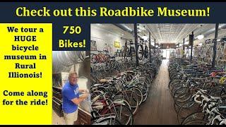 We tour a vintage roadbike Museum 100s of awesome bicycles