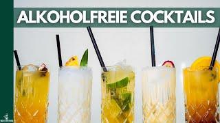 5 ALKOHOLFREIE CocktailsMocktails  Schnell + Einfach