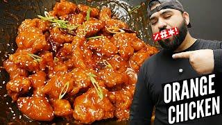 THE BEST ORANGE CHICKEN  WITH EGG FRIED RICE