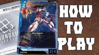 How to Mostly Play the new Gundam Card Game in 7 Minutes