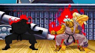 Mr. ANSATSUKEN vs SHIN AKUMA & GOUKEN Ultimate HIGH LEVEL INSANE EPIC FIGHT