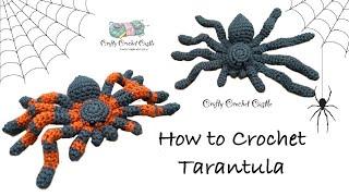 How to Crochet Tarantula Halloween Decorations  Beginner Friendly Tutorial