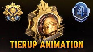 C1S2 NEW TIERUP ANIMATION ACE  ACE MASTER  ACE DOMINATOR  CONQUEROR  PUBG MOBILE