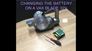 Changing the battery on a VAX BLADE 32V 1st Generation