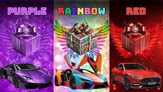 Choose Your Gift... Purple Rainbow or Red ️ How Lucky Are You?  GlamQuiz