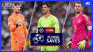 #UCL Great Saves of the Season  Kobel Courtois Neuer...