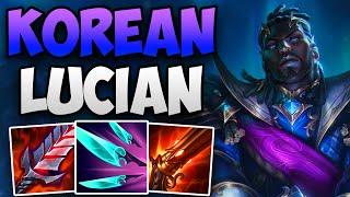 AMAZING LUCIAN ADC GAMEPLAY IN KOREAN CHALLENGER  CHALLENGER ADC LUCIAN  Patch 13.23 S13