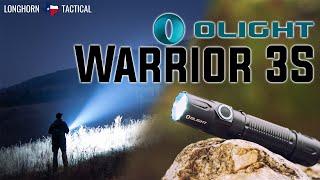 Olight Warrior 3S - 2300 Lumen Tactical Flashlight - Now with 100% Less Forest Fires