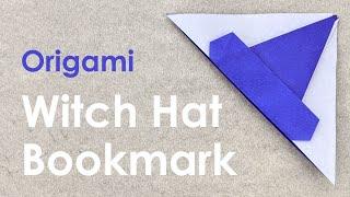 Halloween Origami Tutorial Witch Hat Bookmark Francesco Mancini