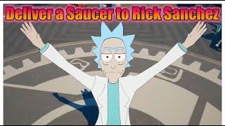 Fortnite - How to Deliver a Saucer to Rick Sanchez at Defiant Dish