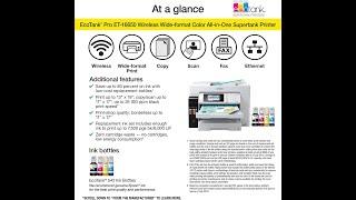 Epson EcoTank Pro ET 16650 All in One Printer Review