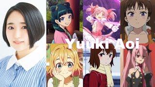 Yuuki Aoi - 15 Anime Characters