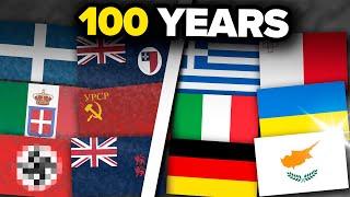 Evolution of ALL European Flags Over Last 100 Years 1923-2024