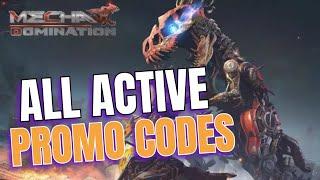 Get FREE Stuff NOW Redeem Codes Mecha Domination Rampage Strategy Game