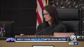 PBSO deputy found guilty of attempted sexual battery