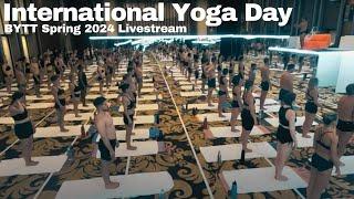 International Yoga Day  Final Class of BYTT Spring 2024