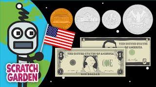 The Money Song  USA Coins & Bills Song  Scratch Garden